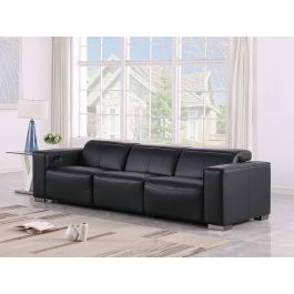 1208 Three Power Reclining Sofa in Genuine Leather