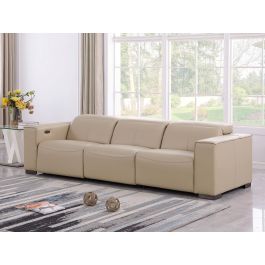 1208 Three Power Reclining Sofa in Genuine Leather
